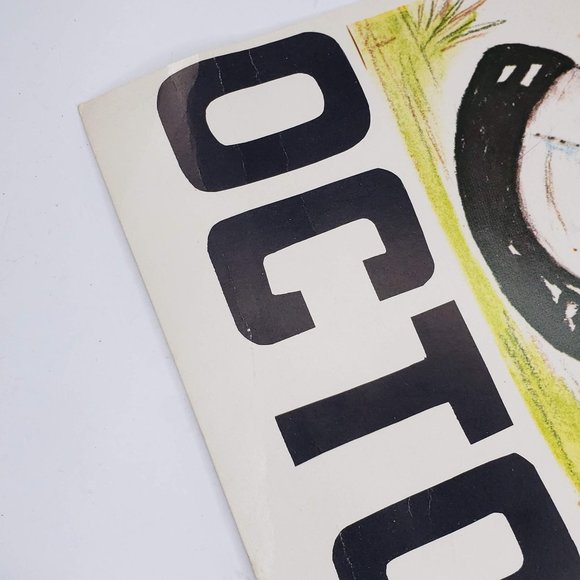 Vintage 1968 Classroom Poster Print Atrelle Dill Roberta Ross October Halloween - Picture 3 of 4